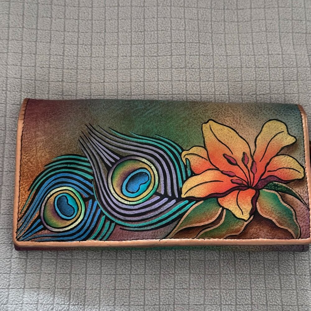 Anuschka leather wallet (#25)